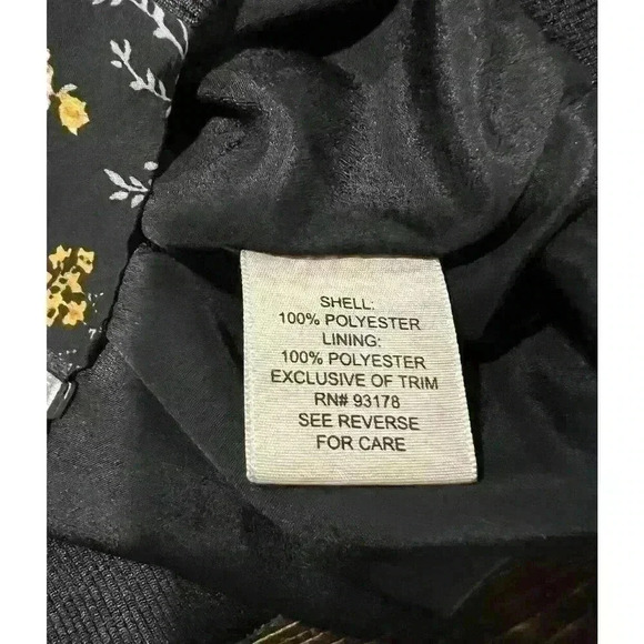 Philosophy Floral Bomber Jacket Sz Medium - Picture 9 of 10